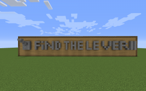 Herunterladen Find the Lever 2 zum Minecraft 1.11.2